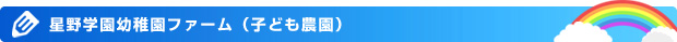 星野学園幼稚園ファーム（子ども農園）